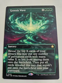 MTG -Genesis Wave Borderless Foundations #334 - Image 1