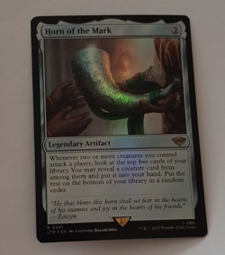 Horn of the Mark FOIL NM LOTR Lord of the Rings MTG Magic the Gathering - Image 1