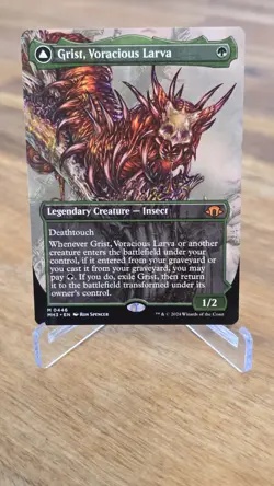 MTG Grist, Voracious Larva Grist the Plague Swarm Borderless - Modern Horizons - Image 1