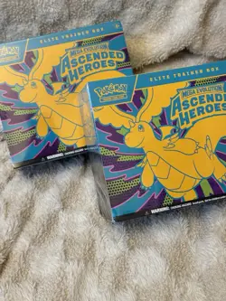 LOT of 2X Pokemon Mega Evolution Ascended Heroes Elite Trainer Box English - Image 1