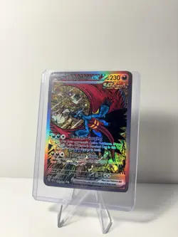 Roaring Moon ex 230HP Full Art Holo Pokemon Card – Ancient Paradox Playtest - Image 1