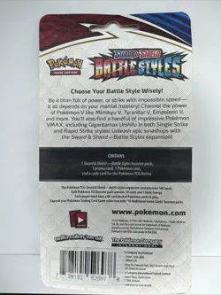 Nintendo Pokemon TCG Battle Styles Booster Pack Charmander (SWSH092) 728192526978 - Image 2