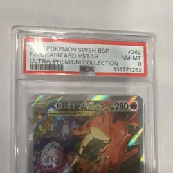 Pokemon TCG Promo SWSH262 Charizard VSTAR Ultra Premium Collection PSA 8 - Image 3