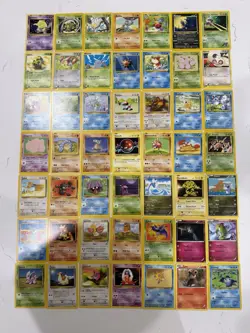 Pokemon Lot of 49 Cards Vintage WOTC Fossil Base Jungle Neo Destiny E Reader - Image 1