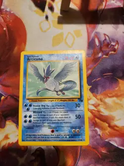Pokemon TCG Articuno 17/62 Unlimited Non-Holo Rare Fossil Set 1999 - Image 2