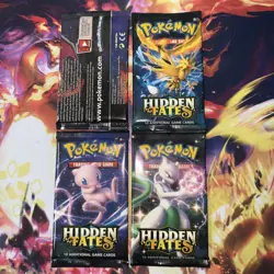 Pokemon Hidden Fates Booster Pack Complete Set - Image 2