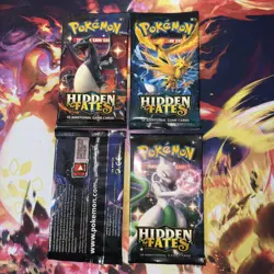 Pokemon Hidden Fates Booster Pack Complete Set - Image 4