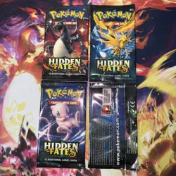 Pokemon Hidden Fates Booster Pack Complete Set - Image 5