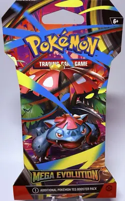 Pokemon TCG: Mega elEvolutions- Sleeved Booster Pack - Image 1