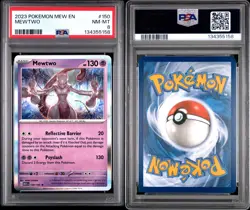 2023 Pokemon * Mewtwo * 150 * Sv: Scarlet & Violet 151 * PSA 8 - Image 3