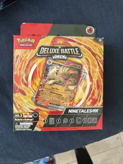 Pokemon Deluxe Battle Deck NINETALES EX TCG - Image 1