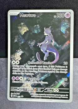 Pokemon TCG Mewtwo 52 Black Star Promo Scarlet & Violet 151 Premium Collection - Image 1