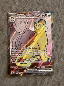 Team Rocket’s Persian 219/182 - Full Art Ultra Rare - Pokemon Destined Rivals NM - Image 1