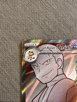 Team Rocket’s Persian 219/182 - Full Art Ultra Rare - Pokemon Destined Rivals NM - Image 2