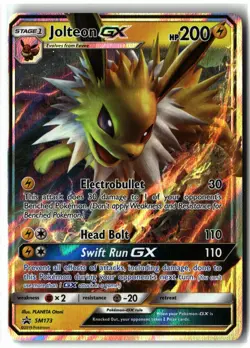 Jolteon GX ⭐ SM173 Holo Promo SM Black Star Promos 2017 Pokemon NM - Image 1