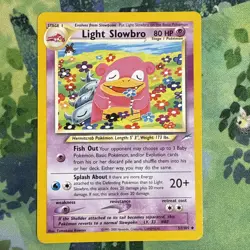 Pokemon Light Slowbro Neo Destiny 51/105 Regular Uncommon English -LP - Image 1
