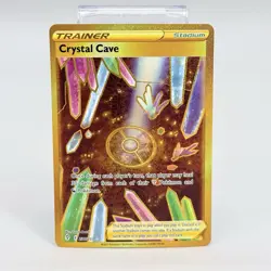 Pokemon TCG Evolving Skies Trainer Crystal Cave 230/203 Secret Rare Full Art NM - Image 1