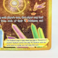 Pokemon TCG Evolving Skies Trainer Crystal Cave 230/203 Secret Rare Full Art NM - Image 4