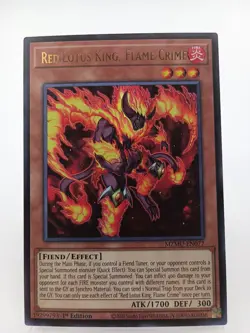 Red Lotus King, Flame Crime-Ultra Rare - 1St Edition - MZMU-EN077 - Maze of M... - Image 1