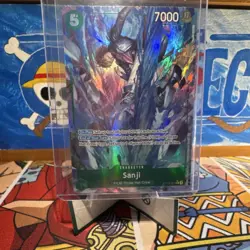 One Piece TCG Sanji Holo OP13-027 Alternate Art Carrying On His Will - Image 1