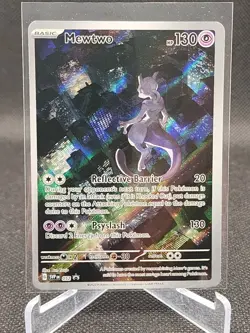 Pokemon TCG - Mewtwo 052 -Holo Rare Card 151 Scarlet & Violet SVP En 052 - Image 1