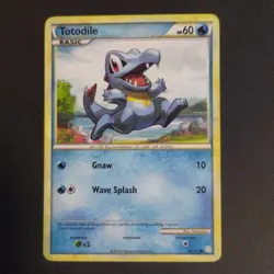 Pokemon Card TCG: Totodile 86/123 - HeartGold & SoulSilver - Image 1