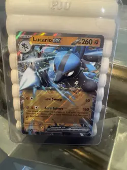 Pokemon Lucario EX Holo Promo Card 017 Sv: Scarlet & Violet Stage 1 260HP - Image 1