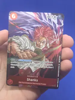 One Piece Event Pack Vol. 6 Shanks P-083 Foil Promo Card NM - Image 2