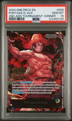 PSA 10 Luffy Sabo Ace - 2nd Anniversary Tournament Winner Cards Sequential Set - Image 3