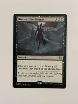 Kindred Dominance Commander: Wilds of Eldraine Regular NM - Image 1