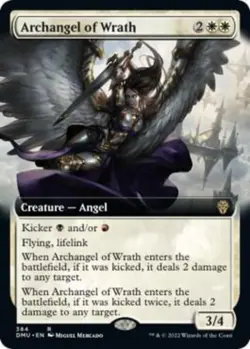 FOIL Archangel of Wrath (Extended Art) - Dominaria United (DMU) - Image 1