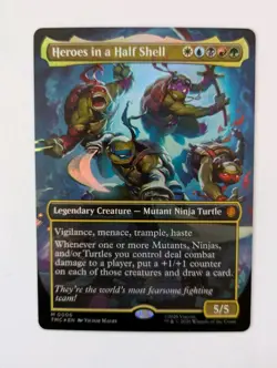 Heroes In A Half Shell Foil Borderless | Teenage Mutant Ninja Turtles MTG - Image 1