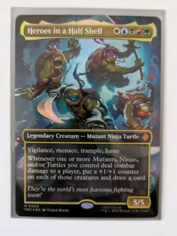Heroes In A Half Shell Foil Borderless | Teenage Mutant Ninja Turtles MTG - Image 2