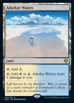 Magic The Gathering MTG ADARKAR WASTES Dominaria United NM Near Mint - Image 1