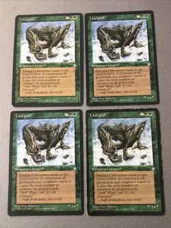 Lhurgoyf X4 Ice Age Various Condition See Pics Front Back - Image 1