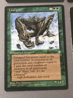 Lhurgoyf X4 Ice Age Various Condition See Pics Front Back - Image 4