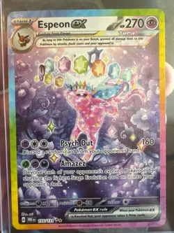 POKEMON ESPEON EX 155/131 PRISMATIC EVOLUTIONS SPECIAL ILLUSTRATION RARE 2025 - Image 1