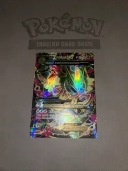 Pokemon Singles Mega Rayquaza Ex 105/108 Roaring Skies NM-LP - Image 1