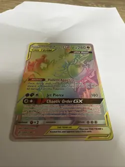Pokemon Naganadel & Guzzlord GX TAG TEAM Ultra Beast Full Art Holo 260/236 - Image 2