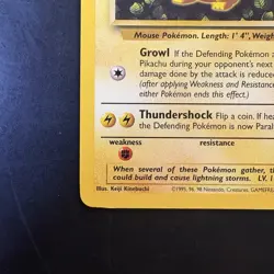Pokemon Vintage Ivy Pikachu #1 WotC Black Star League Promo 1999 - Image 5