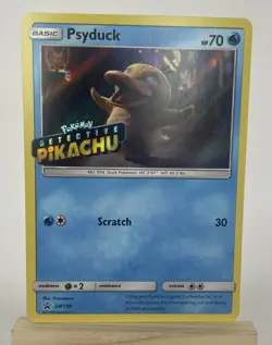 Psyduck - SM199 (Detective Pikachu Stamped) - Hidden Fates Near Mint Pokemon TCG - Image 1