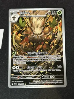 2024 Pokemon Shiftry 163/162 Sv05: Temporal Forces Holo Illustration Rare - Image 1