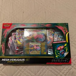 Pokemon TCG Mega Venusaur Ex Premium Collection Brand New Factory Sealed - Image 1