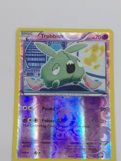 Pokemon TCG Trubbish 53/124 Dragons Exalted Reverse Holo LP - Image 2