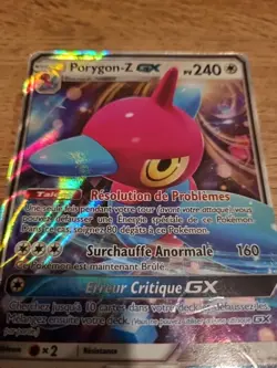 CARTE POKEMON PORYGON-Z HOLO GX PV 240 PROMO SM216 FR - FULL ART JUMBO - Image 3