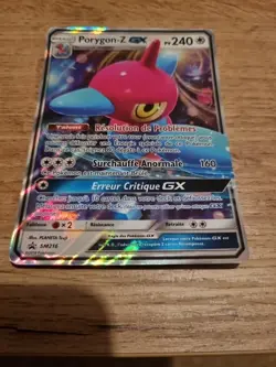 CARTE POKEMON PORYGON-Z HOLO GX PV 240 PROMO SM216 FR - FULL ART JUMBO - Image 4