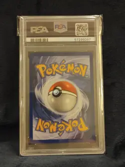 2000 Pokemon Sabrina's Abra #19 Black Star Promo PSA 5 - Image 2