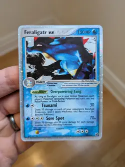Feraligatr ex 103/115 - Pokemon EX Unseen Forces Ultra Rare - MP - Image 1