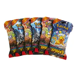 Pokemon TCG: Surging Sparks Sleeved Booster Pack (6 Pack) Factory Sealed - Image 1