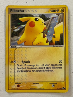 Pokemon Pikachu - 13/17 - Pokemon Pop Series 4 Holo TCG HP Card - Image 1